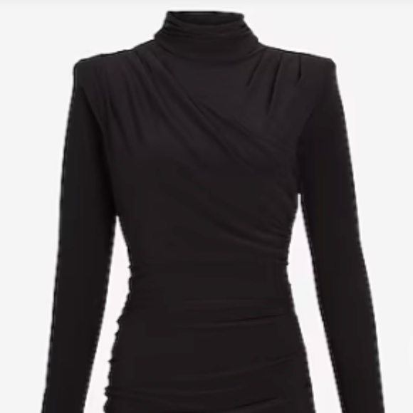 Express mock neck dress - Picture 3 of 5
